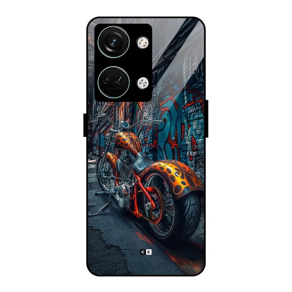 Orange Fatbike Glass Back Case for Oneplus Nord 3