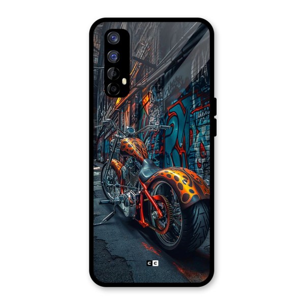 Orange Fatbike Glass Back Case for Realme 7