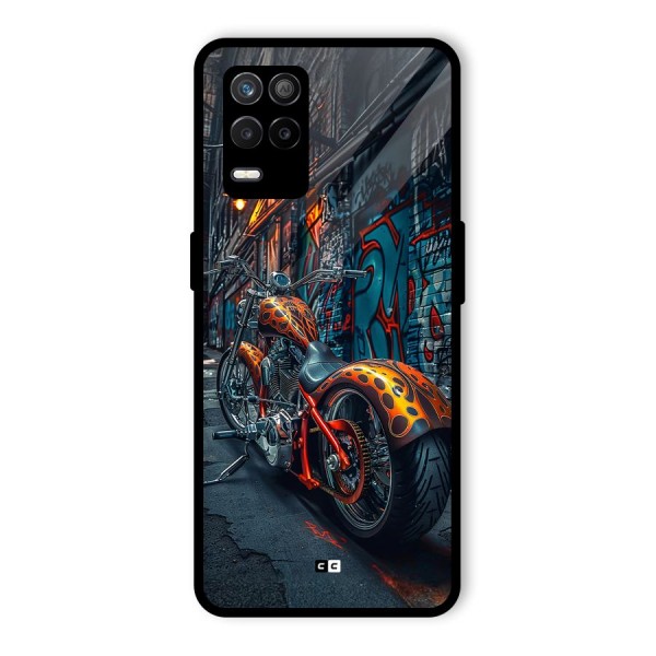 Orange Fatbike Glass Back Case for Realme 9 5G