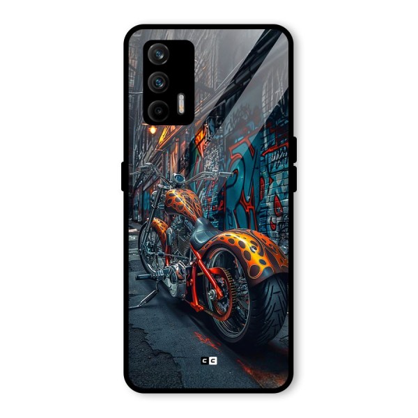 Orange Fatbike Glass Back Case for Realme GT 5G