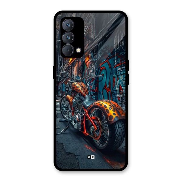 Orange Fatbike Glass Back Case for Realme GT Master Edition