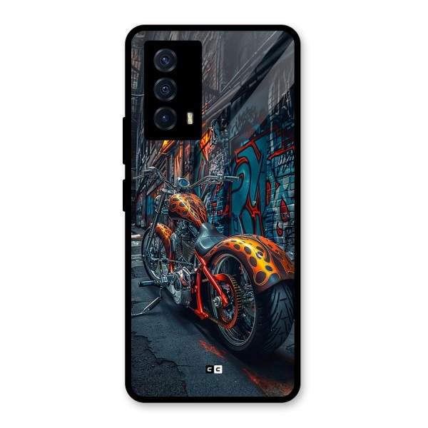 Orange Fatbike Glass Back Case for Vivo iQOO Z5