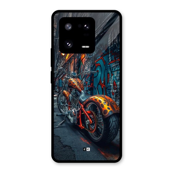 Orange Fatbike Glass Back Case for Xiaomi 13 Pro