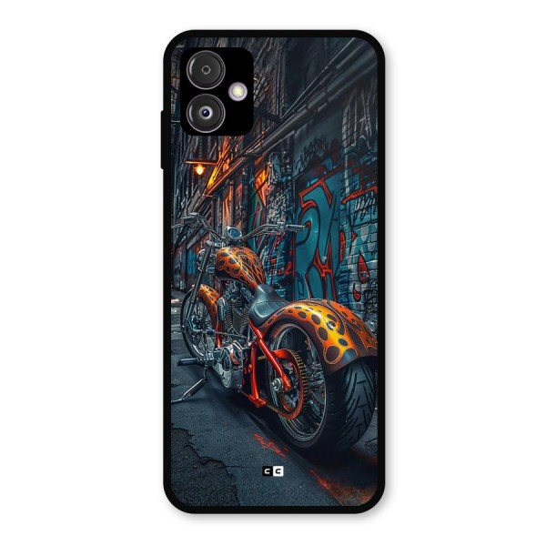 Orange Fatbike Metal Back Case for Galaxy F14