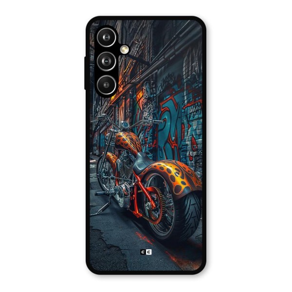 Orange Fatbike Metal Back Case for Galaxy F54