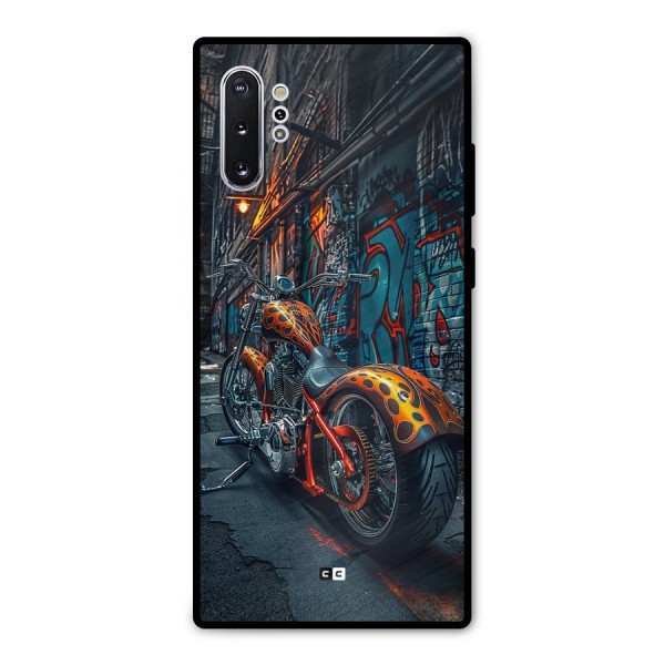 Orange Fatbike Metal Back Case for Galaxy Note 10 Plus