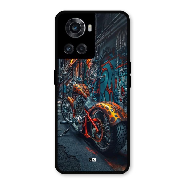 Orange Fatbike Metal Back Case for OnePlus 10R