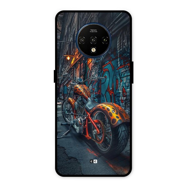 Orange Fatbike Metal Back Case for OnePlus 7T