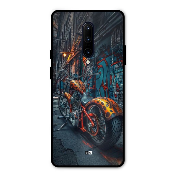 Orange Fatbike Metal Back Case for OnePlus 7 Pro