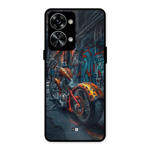 Orange Fatbike Metal Back Case for OnePlus Nord 2T