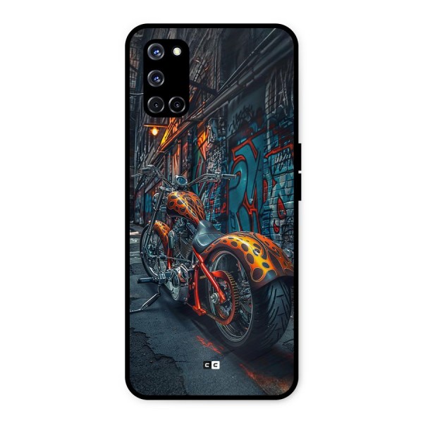 Orange Fatbike Metal Back Case for Oppo A52