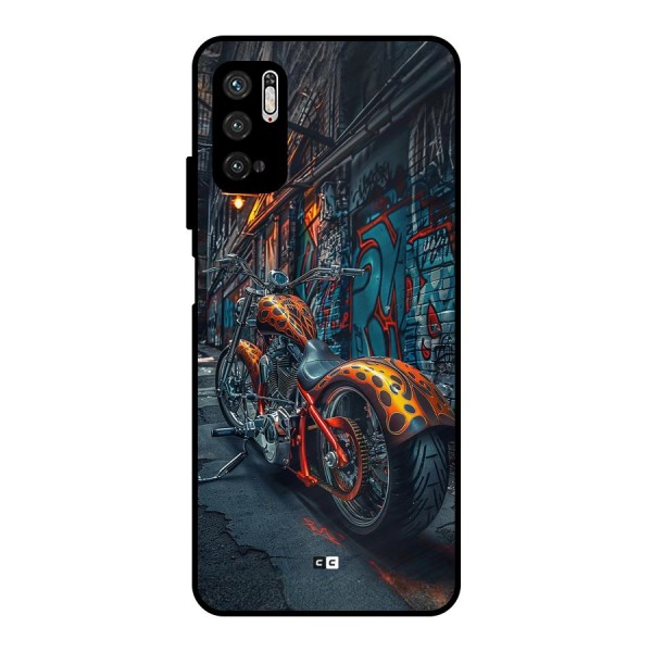 Orange Fatbike Metal Back Case for Poco M3 Pro 5G