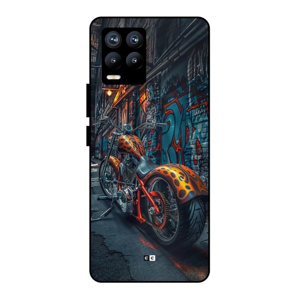 Orange Fatbike Metal Back Case for Realme 8