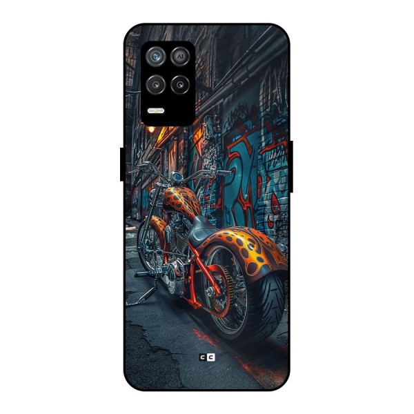 Orange Fatbike Metal Back Case for Realme 9 5G