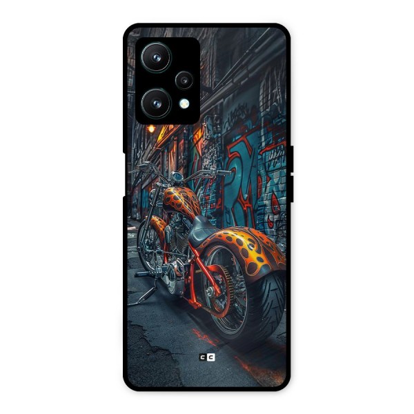 Orange Fatbike Metal Back Case for Realme 9 Pro 5G