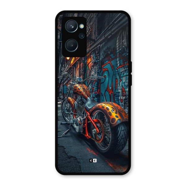 Orange Fatbike Metal Back Case for Realme 9i