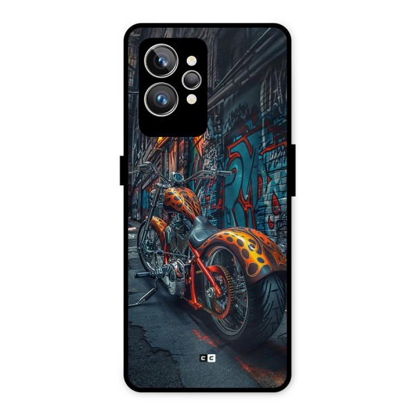 Orange Fatbike Metal Back Case for Realme GT2 Pro