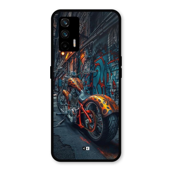 Orange Fatbike Metal Back Case for Realme GT 5G