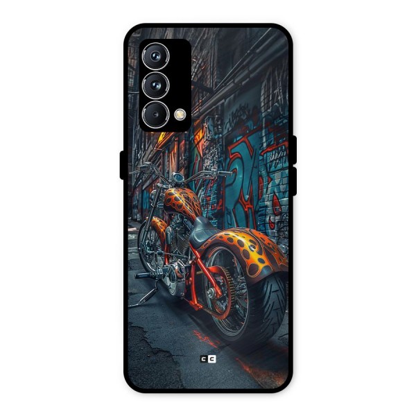 Orange Fatbike Metal Back Case for Realme GT Master Edition