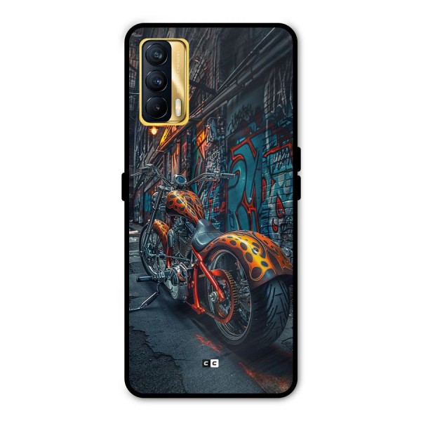 Orange Fatbike Metal Back Case for Realme X7