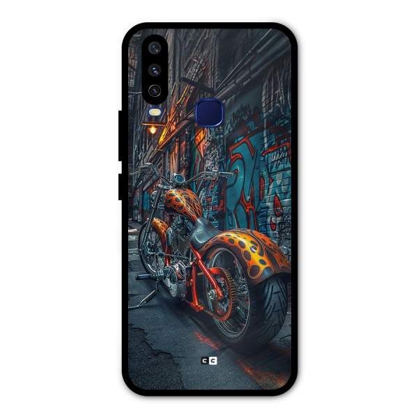 Orange Fatbike Metal Back Case for Vivo V17