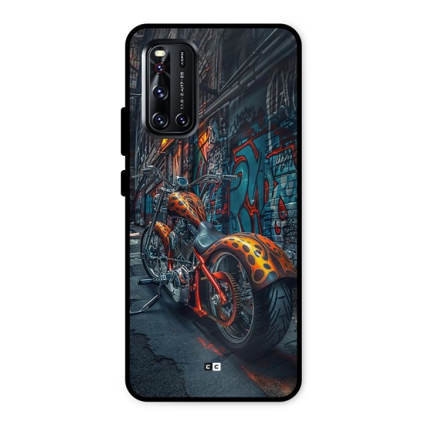 Orange Fatbike Metal Back Case for Vivo V19