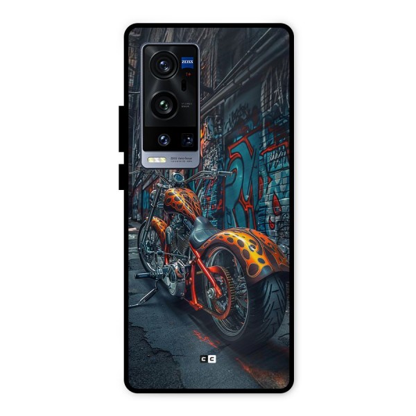 Orange Fatbike Metal Back Case for Vivo X60 Pro Plus