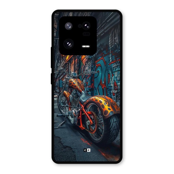 Orange Fatbike Metal Back Case for Xiaomi 13 Pro