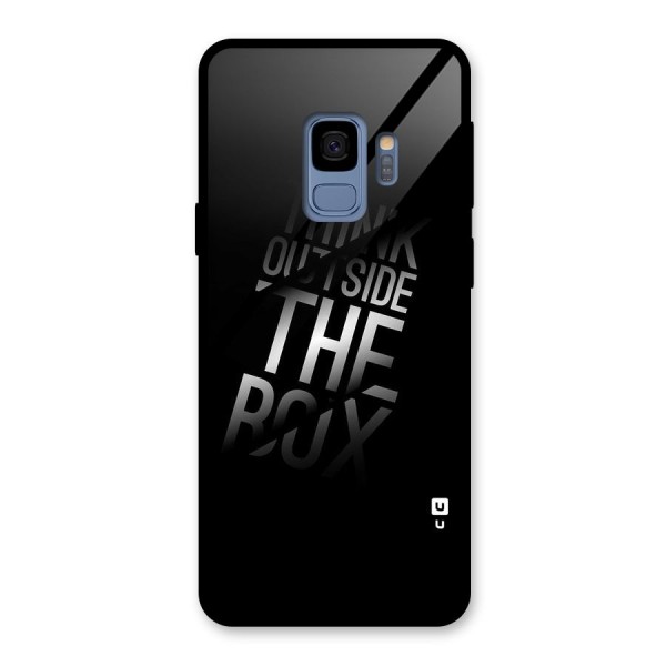 Outside The Box Glass Back Case for Galaxy S9