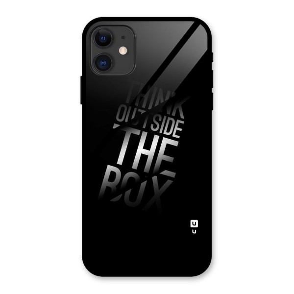 Outside The Box Thinking Glass Back Case for iPhone 11