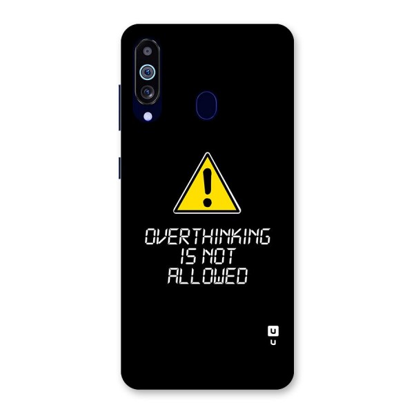 Over Thinking Back Case for Galaxy A60