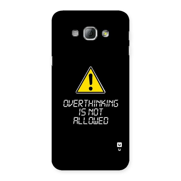 Over Thinking Back Case for Galaxy A8