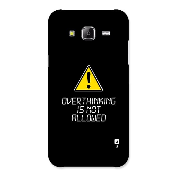 Over Thinking Back Case for Galaxy J5