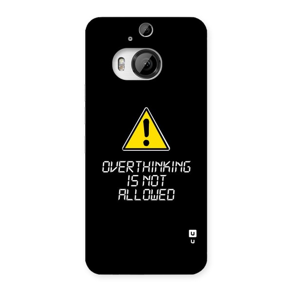 Over Thinking Back Case for HTC One M9 Plus