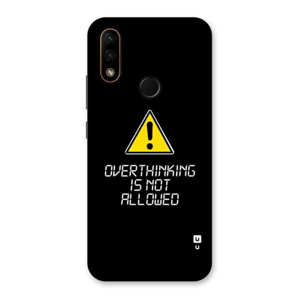 Over Thinking Back Case for Lenovo A6 Note