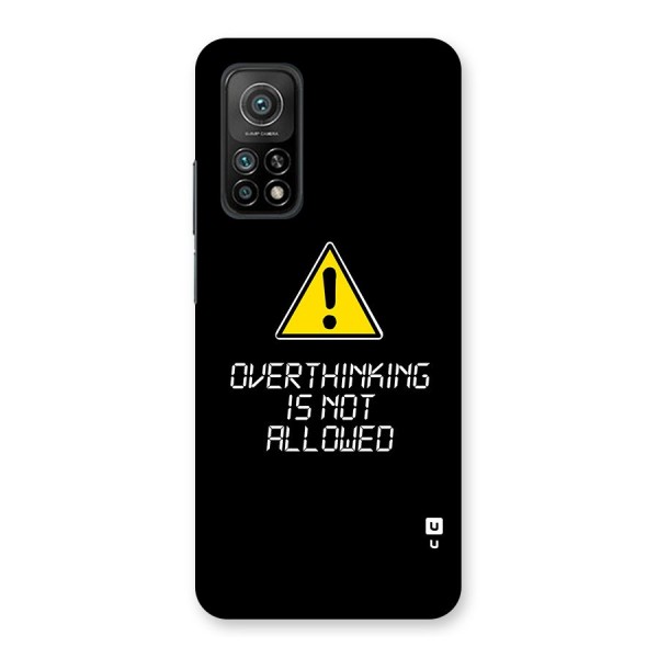 Over Thinking Back Case for Mi 10T Pro 5G