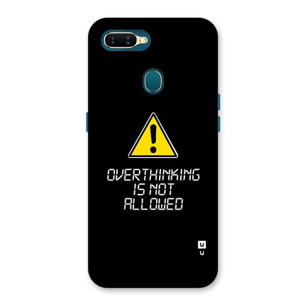 Over Thinking Back Case for Oppo A11k