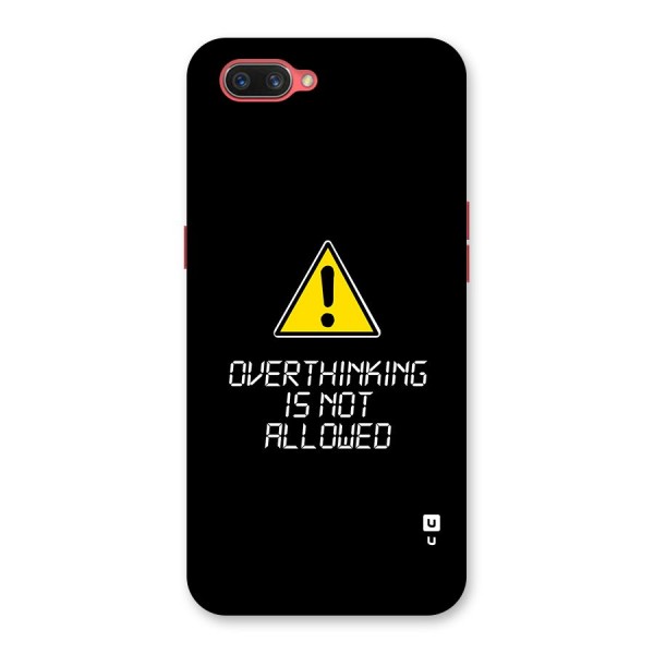 Over Thinking Back Case for Oppo A3s