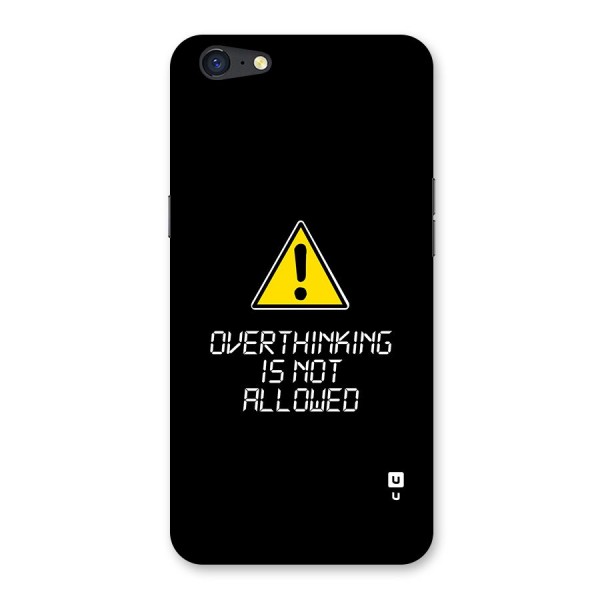 Over Thinking Back Case for Oppo A71