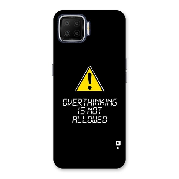 Over Thinking Back Case for Oppo F17