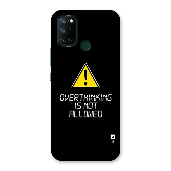 Over Thinking Back Case for Realme C17