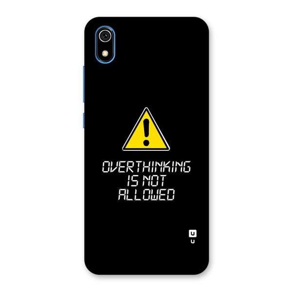 Over Thinking Back Case for Redmi 7A