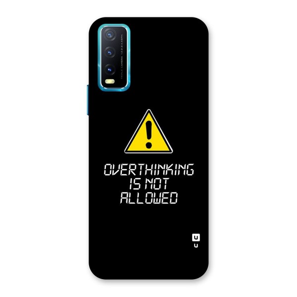 Over Thinking Back Case for Vivo Y12s