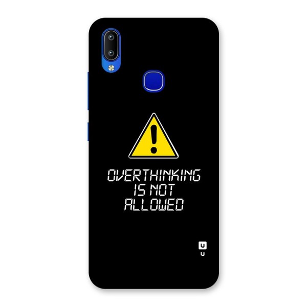 Over Thinking Back Case for Vivo Y91