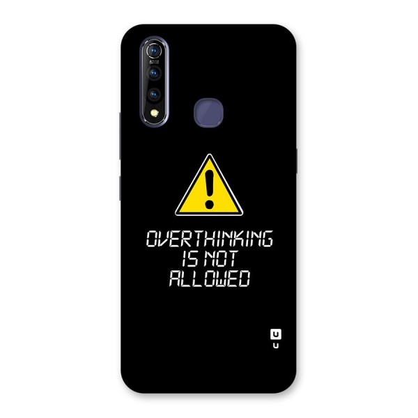 Over Thinking Back Case for Vivo Z1 Pro