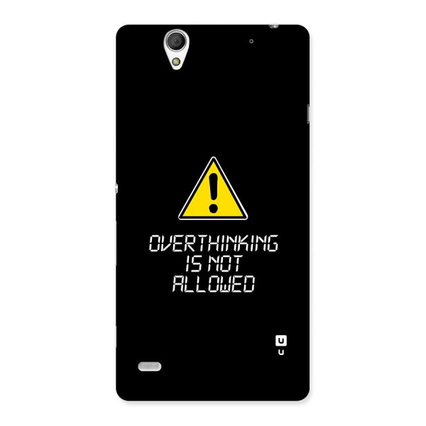 Over Thinking Back Case for Xperia C4