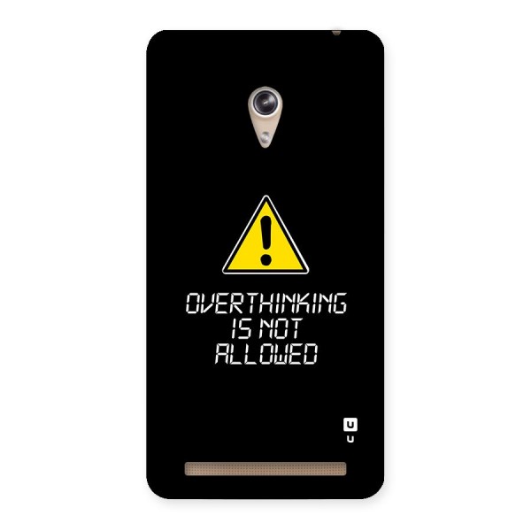 Over Thinking Back Case for Zenfone 6