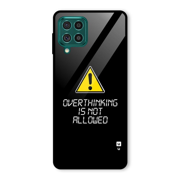 Over Thinking Glass Back Case for Galaxy F62