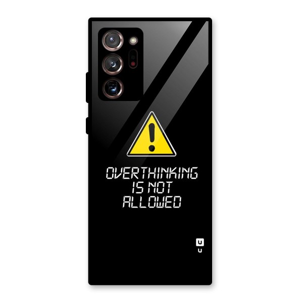 Over Thinking Glass Back Case for Galaxy Note 20 Ultra