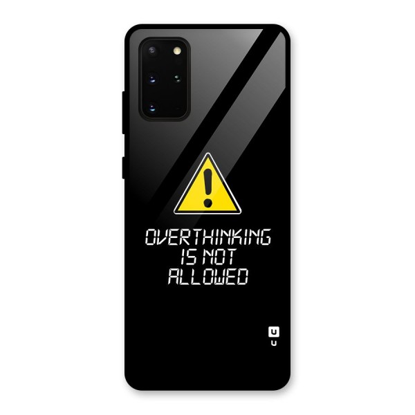 Over Thinking Glass Back Case for Galaxy S20 Plus